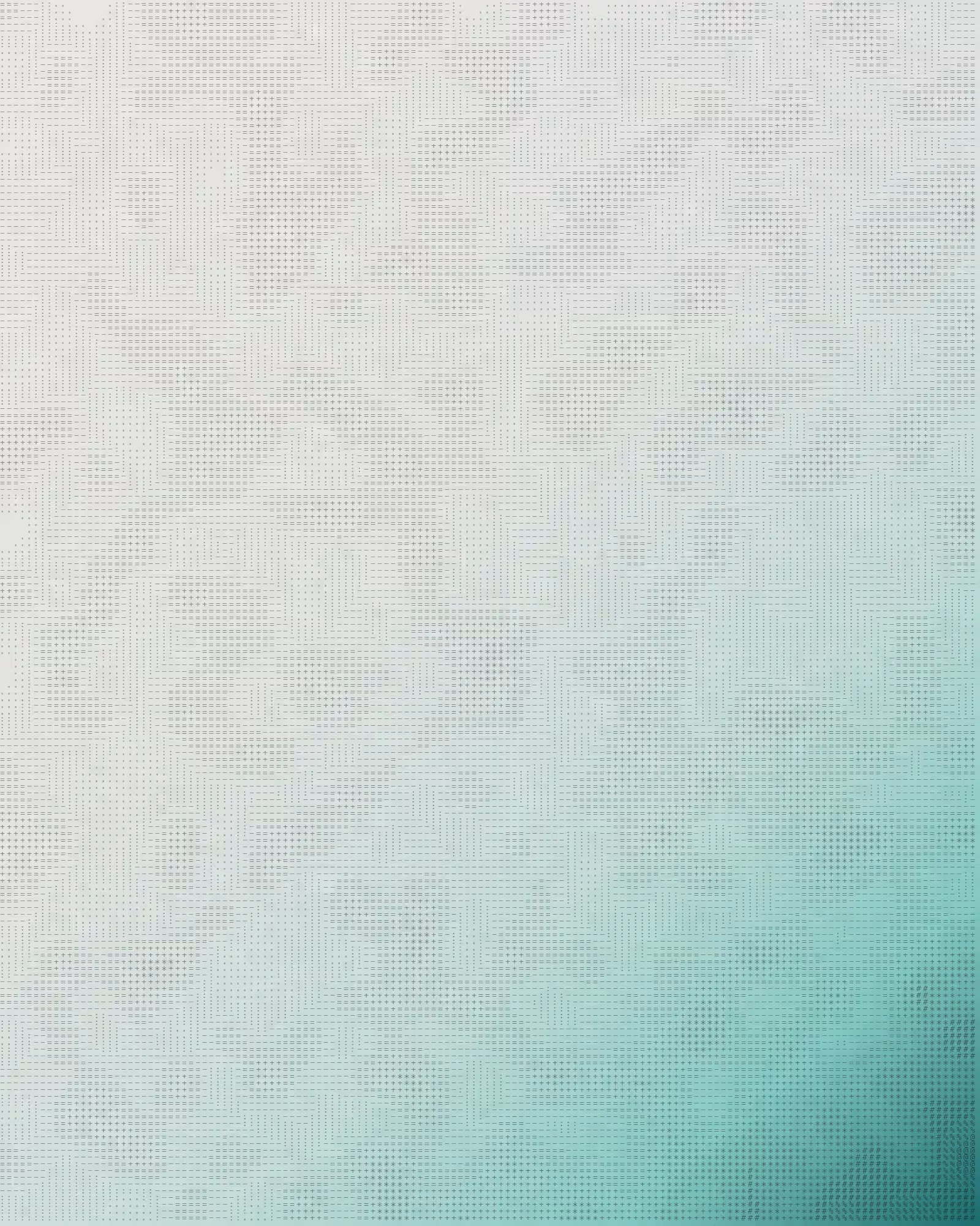 Textura de gradiente con trama ASCII
